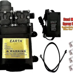 goodsbazaar Agriculture Battery Sprayer Double Motor Pump + 12v Charger + Hose Pipe + Clamp Probe and Tester Electronic Hobby Kit-picture-20