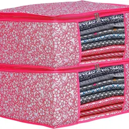 Champaran Industries Cloth Safety Bag for Sarees,Lahanga,Cloths,Suits,Pants Shirt Cotton Laundry Bag-image-2