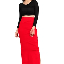 SCUBE DESIGNS Women's Nylon Blend Full Elastic Saree Shapewear Petticoat Nylon Blend Petticoat image 4