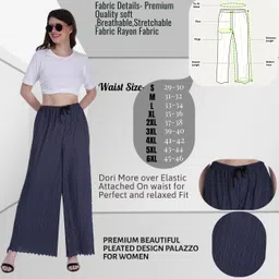 irha Pack of 2 Women Regular Fit Multicolor Viscose Rayon Trousers image 4