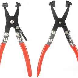 Swivel Jaw Locking Combo of 2 Pcs (Flat Hose Clamp Plier & 45° Angled Flat) Combination Snap Ring Plier-image-74
