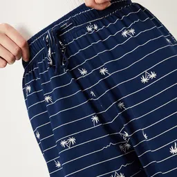 max Women Dark Blue Capri image 4