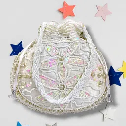 inzisaim Women White Potli-picture-10