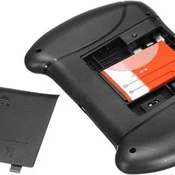 Ecandy Wireles mini Keyboard touchpad Airmouse for PC/LAPTOP/COMPUTER /Gaming , Smart TV/LCD/LED/OLED Wireless Multi-device Keyboard (Black) Bluetooth, Wireless Handheld Multi-device Keyboard Compatible with Desktop, Laptop, Mac image 2