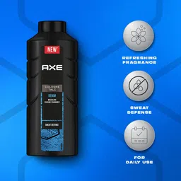 axe Signature Demin Cologne Talcum Powder, 300 g Talcum Powder Men for Daily Use image 3