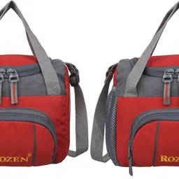 Combo 2-pc Lunch Tiffin Bag 312 for School Office Picnic Waterproof Lunch Bag-image-9