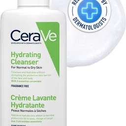 cerave Hydrating Cleanser For Dry Skin with Ceramides & Hyaluronic Acid Face Wash image 1