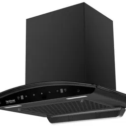 hindware VIVIANA BLDC 60 CM 1450 m3/Hr Auto Clean Wall Mounted BLACK 1450 CMH Chimney image 1