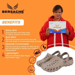 bersache Men Clogs Sandal image 2