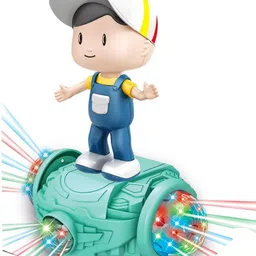 360 Degree Rotating Musical Dancing Toy with Lights (Fashion Boy & girl) Rattle-image-36