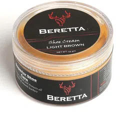 Beretta High Shine Leather Shoe Cream All Colors-60 gms(Light brown) Pack Of 3 Leather Shoe Cream image 2
