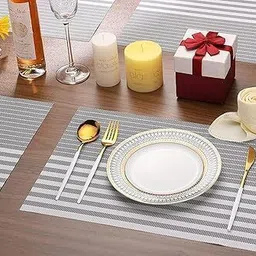 naidev Rectangular Pack of 8 Table Placemat image 4