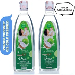 greennut Extra Virgin Coconut Oil Cold Pressed Pack of 2X200ML Hair Oil-picture-25