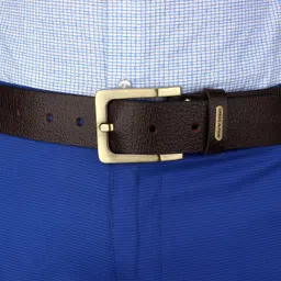 urban alfami Men Formal, Casual, Evening, Party Brown Genuine Leather Belt image 4