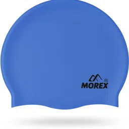 movex Morex Silicone Swimming Cap Waterproof Stretchable Swim Cap for Kids & Adults Swimming Cap image 3
