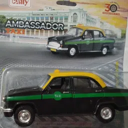 Ambassador Taxi with front 2 doors open Pull back action-image-5