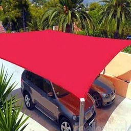 house of common SHADE NET SQUARE 10 FEET X 6 FEET Tent - For UV RESISTANT 90% BLOCK SUNLIGHT NET FOR ROOFTOP , GARDEN, BALCONY 4 SIDE CLIP image 2