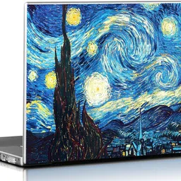 PIXELARTZ Laptop Skin - The Starry Night - HD Quality - 15.6 Inches Vinyl Laptop Decal 15.6-picture-27