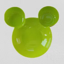 zafiva traders Plastic Unbreakable Multipurpose Plates for Kids Snack Serving Plate (Set of 2) Sectioned Plate image 3