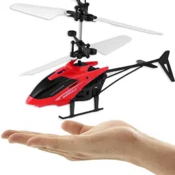 elektron Exceed Induction Type 2-in-1 Flying Helicopter with Remote (Red) image 1
