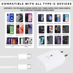 RoarX 25 W PD 3 A Wall Charger for Mobile with Detachable Cable image 4
