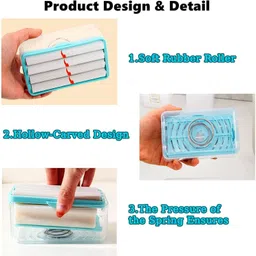 relvix Foaming Soap Saver with Drain Holes and Spring Travel Soap Holder image 2