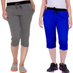 feelblue Solid Women Three Fourths-picture-34