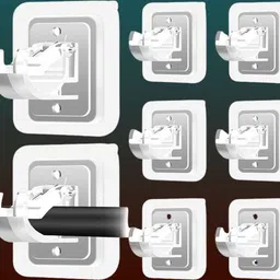 rpdrax White Curtain Hooks-picture-18