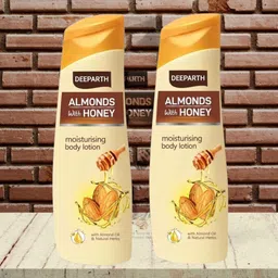 deeparth Almonds with Honey Lotion | Herbal Moisturizer 100ml Each image 1
