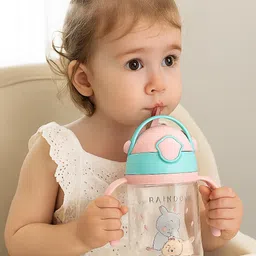 niloni enterprises Sipper Water Bottle with Straw for Kids image 5