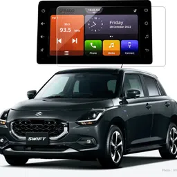 DORADO SHIELD Impossible Screen Guard for Maruti Suzuki Swift 2024 (7 inch ) Car Accessories Navigation or Music Touch Screen Guard - Clear-picture-18