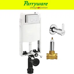 parryware Half Frame Concealed Cistern, Concealed body with upper part set of 1 pic 068 Dual Flush Tank-picture-13