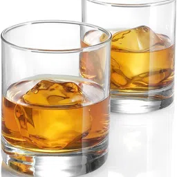 smilerry (Pack of 6) Drink whiskey Water/juice glass_New Glass Set Water/Juice Glass image 4