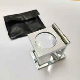 ganesh PICK GLASS BIG 1*1 INCH 10X PICK GLASS, TEXTILE COUNTING GLASS, LINEN TESTER, TEXTURE GLASS, TEXTILE EYE GLASS, JEWELLERS EYE LOUPE image 2