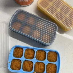 flynhigh SILICONE LINE ICE CUBE TRAY PACK OF 3 WITH LID 100% BPA Free K22 Multicolor Silicone Ice Cube Tray-picture-46