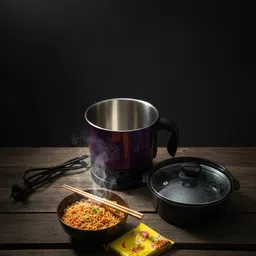 maitri enterprise Multifunctional Fast Electric Kettle,Personal Cooker Boil Water,Milk M61 Egg Cooker, Food Steamer, Rice Cooker, Travel Cooker image 5