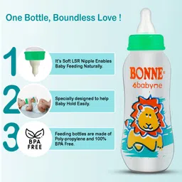 babyme Baby Premium Feeding bottle With Non-Toxic, BPA Free For Kids - 250 ml image 3