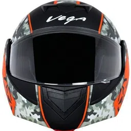 vega Crux Dx Camoflage Motorbike Helmet image 2