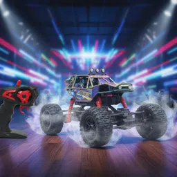 divyan mart Remote Control Climb King Full Function Car Rechargeable Battery Large Tires image 5
