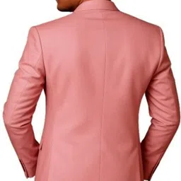 humjoli fashion Men Solid Single Breasted Formal, Casual, Festive, Wedding Blazer image 2