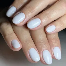 caterinachiara Long Lasting glossy liquid white nail polish image 3