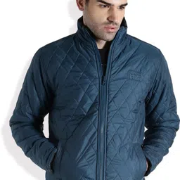 roadster Men Solid Quilted Jacket image 2