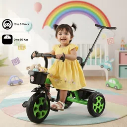 toyzoy Pluto Trike For Kids| 24 to 60 months|Cycle with Basket|Carrying-30Kgs TZ_548 Tricycle image 5