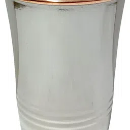 a & h enterprises Copper Steel Water Glasses Set Plain Design(220 ml Each) Set of 1 pc H17 Glass Set Water/Juice Glass-picture-23