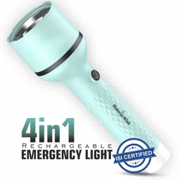 Rechargeable Torch Emergency Light With 4 Mode Light Type C Fast Charging 5 hrs Torch Emergency Light-image-63