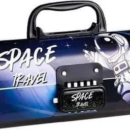 saputra Space Theme Pencil Box for Kids, Kids Pen & Pencil Box Password Lock 1 Art Plastic Pencil Box-picture-42