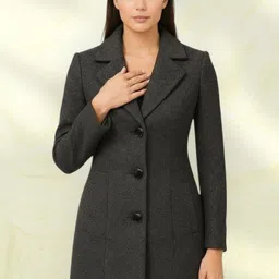 pepzoo Women Solid Double Breasted Casual Blazer-picture-32