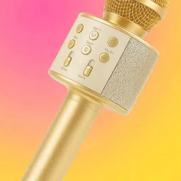 ziddjeet X573 Bluetooth Mic for Singing & Recording – Dual Speaker Wireless System Microphone-picture-43