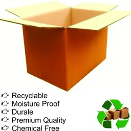 shree tirupati refractories and ceramics Corrugated Cardboard 3 PLY -18X12X12 INCH (120 GSM PURE VIRGIN PAPER)) Packaging Box image 4
