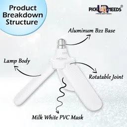 daily needs shop 1 LEDs 20 m White Steady Leaf Rice Lights image 3